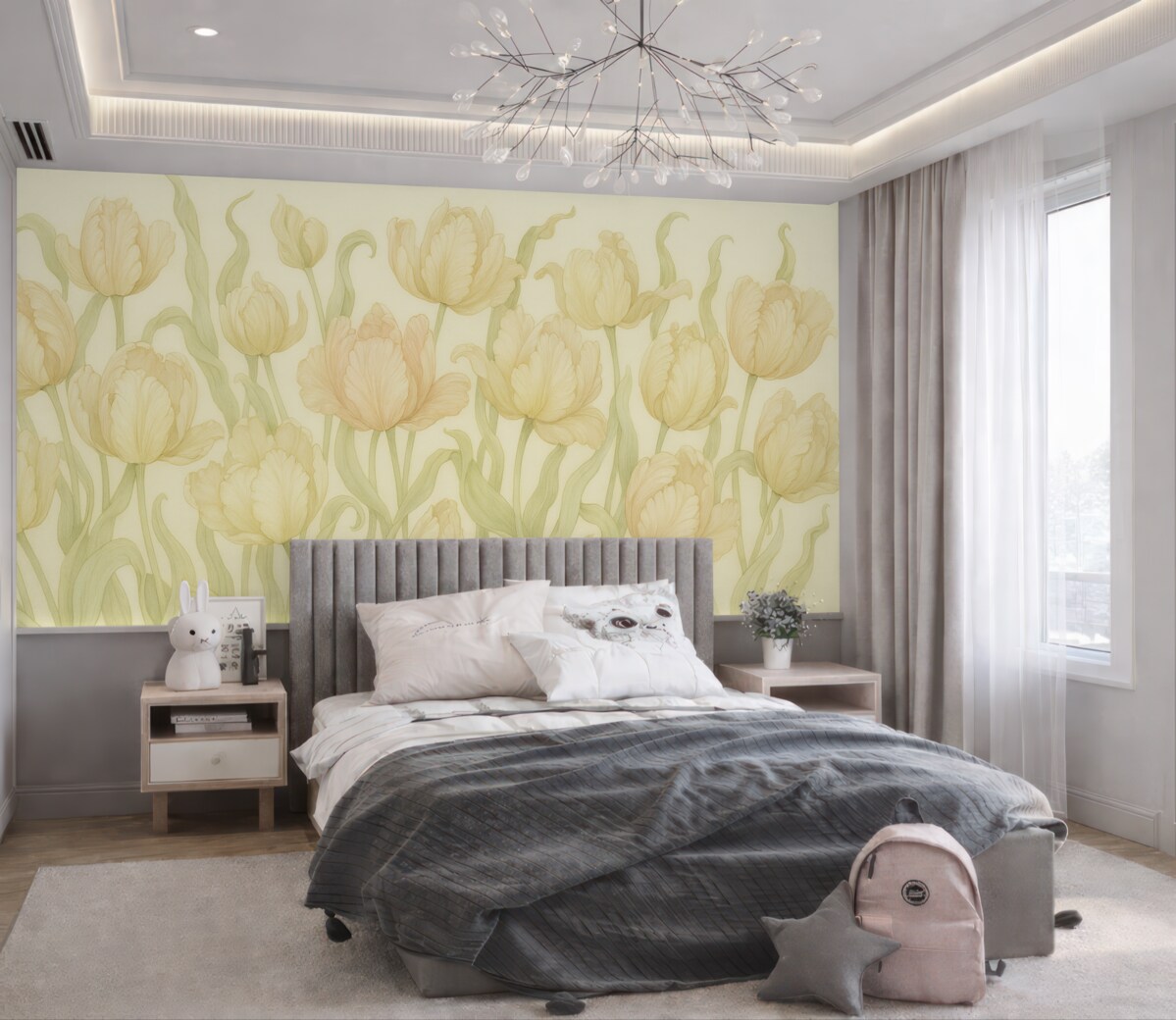 Fototapeta Subtelne i wyrafinowane tulipany.