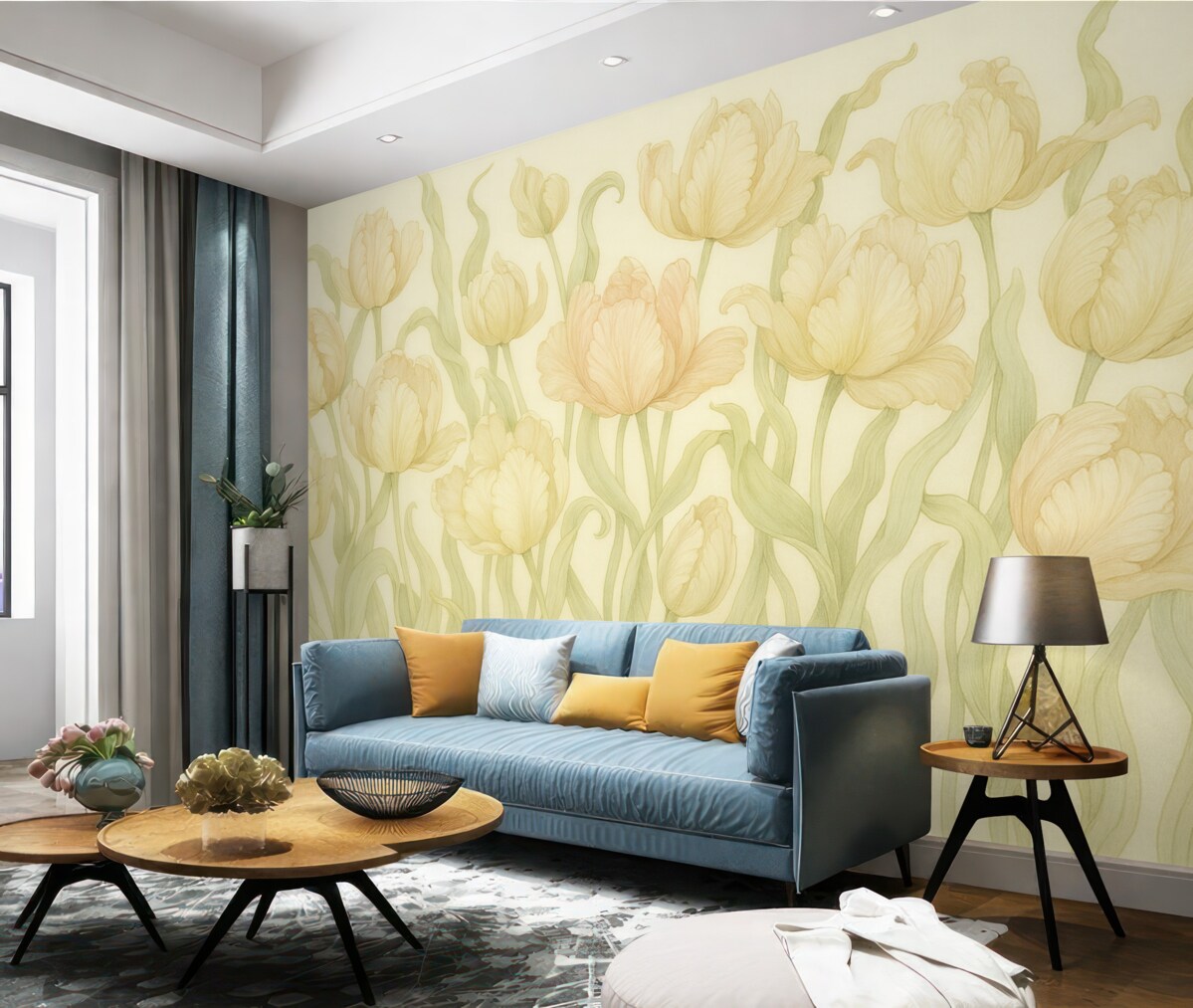 Fototapeta Subtelne i wyrafinowane tulipany.