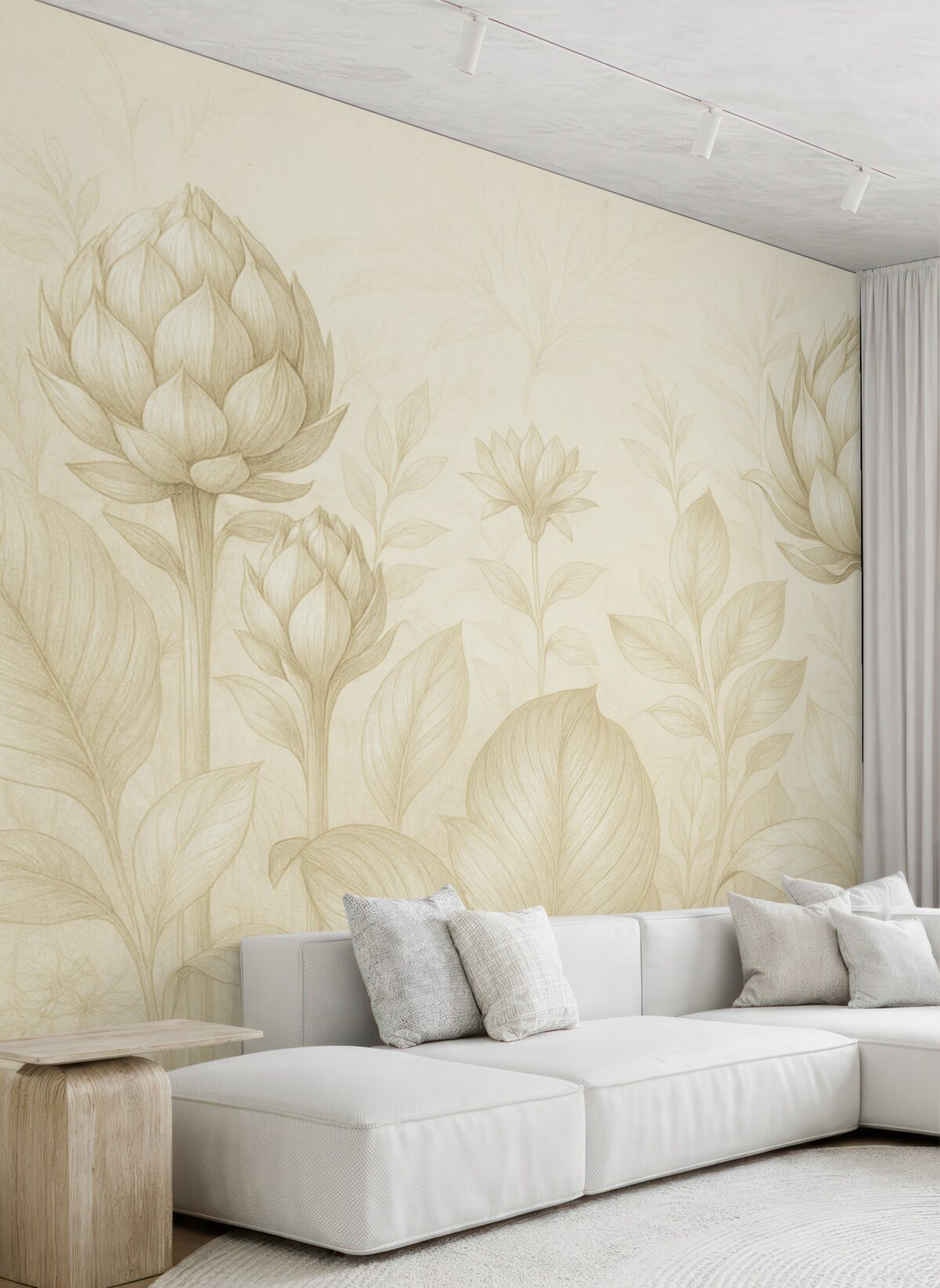 Fototapeta Subtelny bukiet różnych kwiatów.