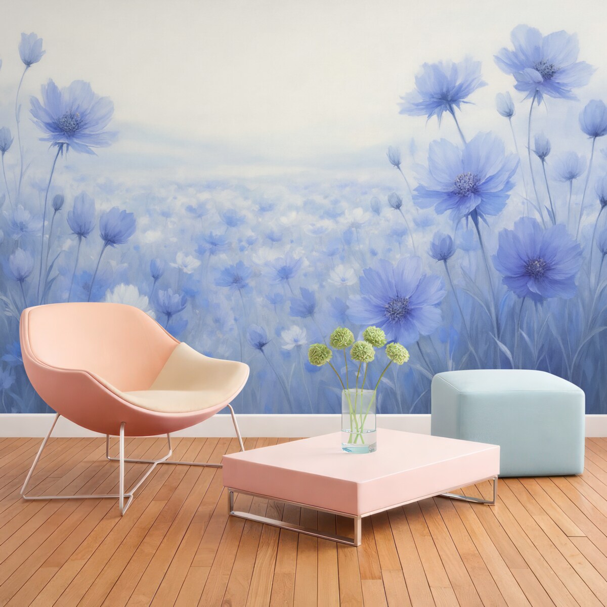 Fototapeta Obraz naśladujący dzikie rośliny.