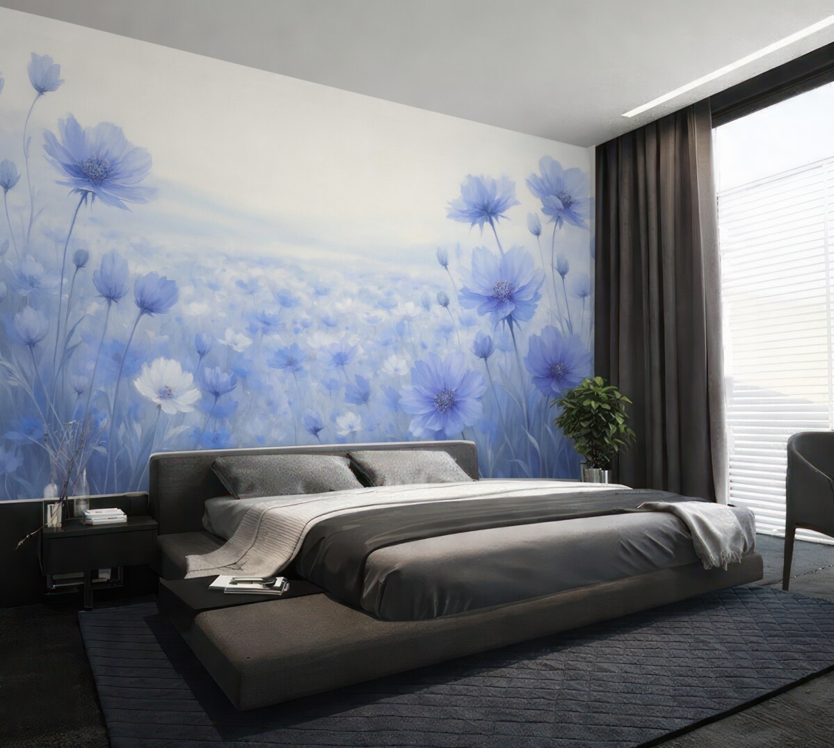 Fototapeta Obraz naśladujący dzikie rośliny.