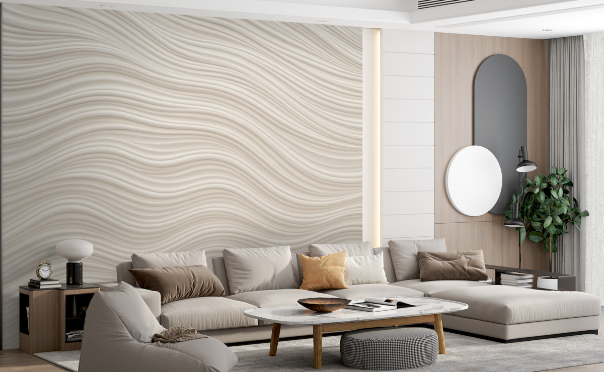 Fototapeta Fale objętościowe.