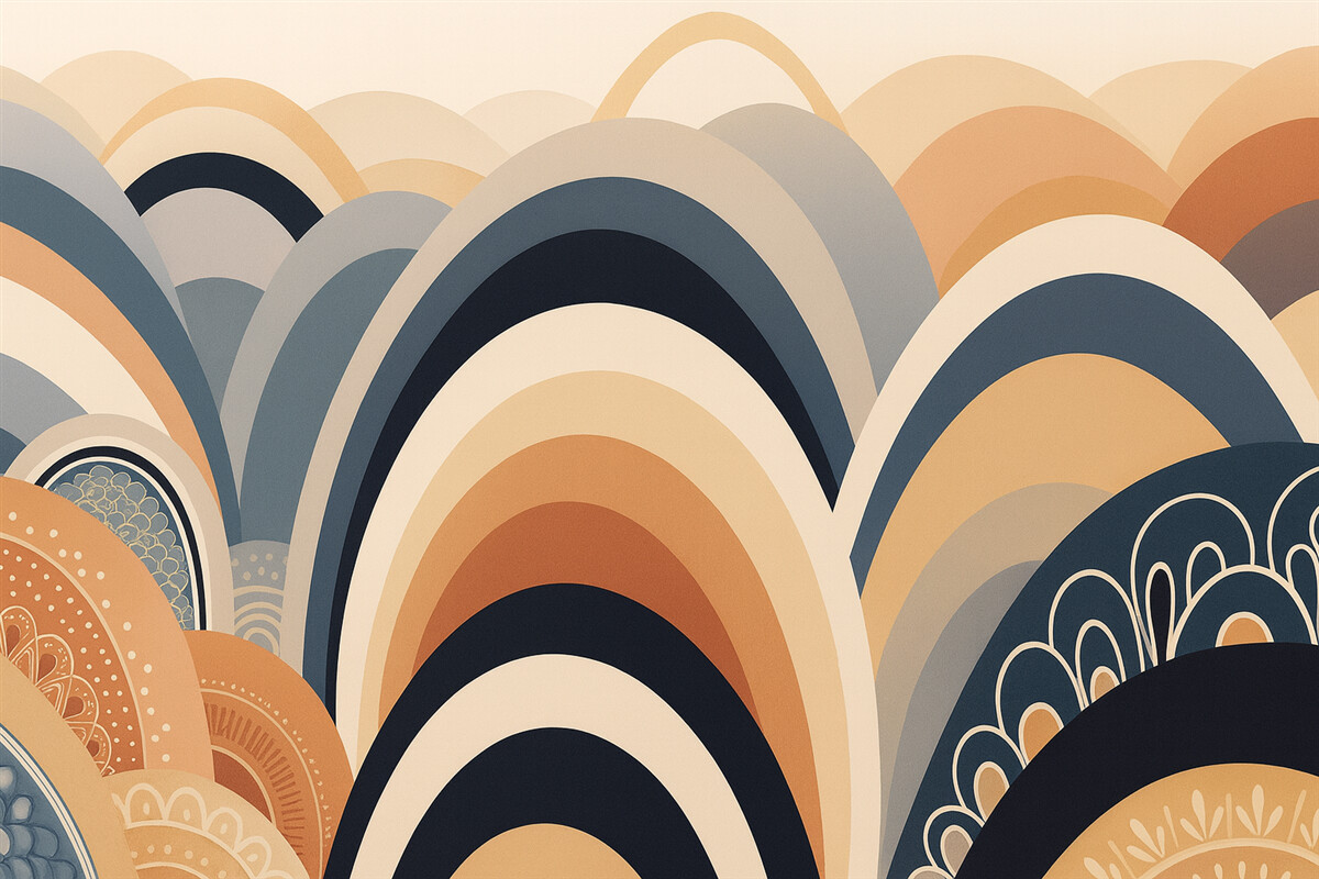 Fototapeta Abstrakcyjne łuki.