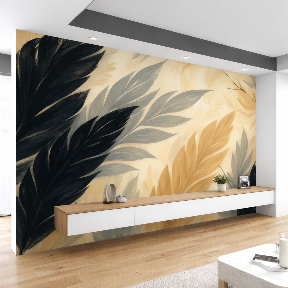 Fototapeta Abstrakcyjne, wielobarwne pióra.