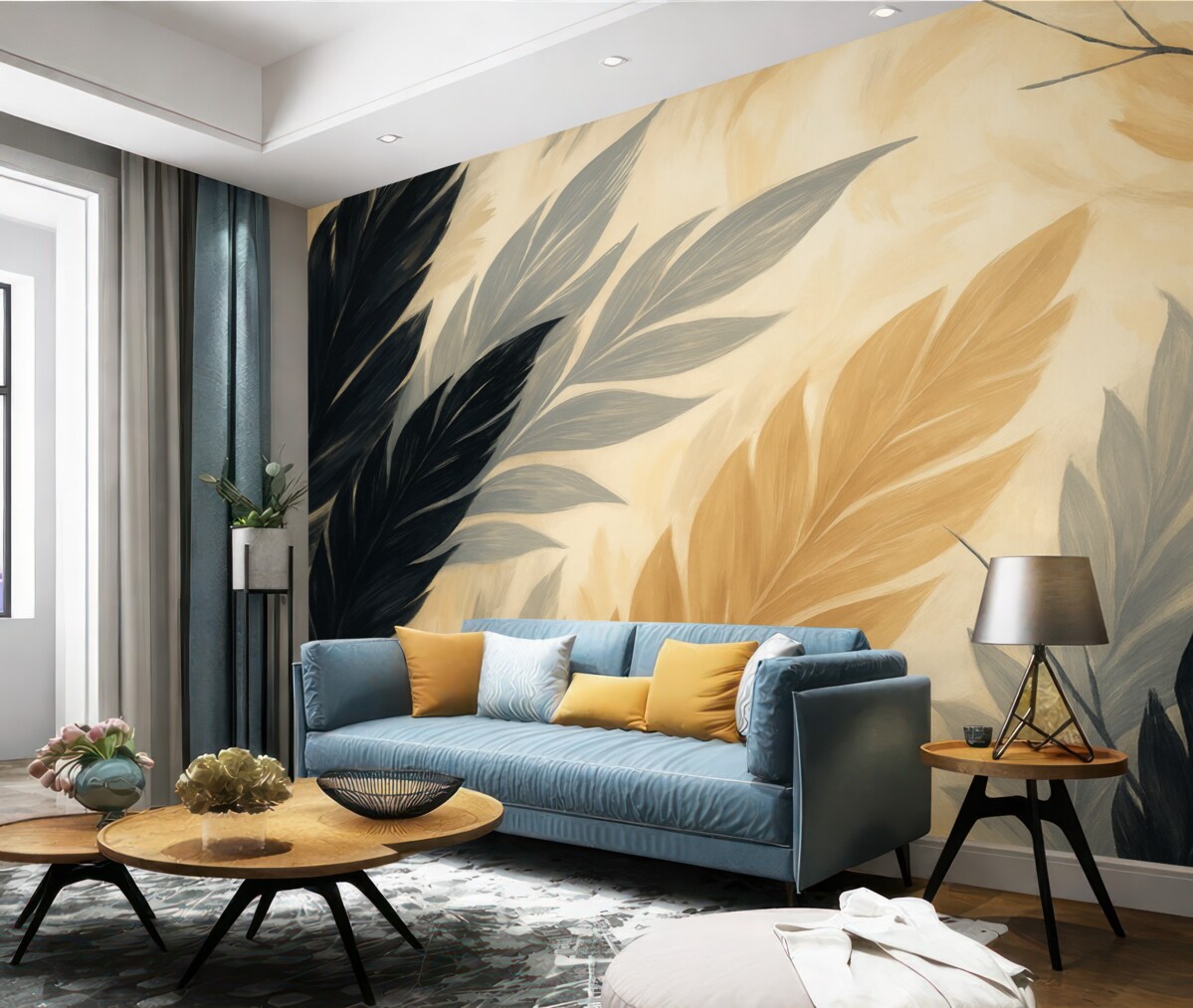 Fototapeta Abstrakcyjne, wielobarwne pióra.