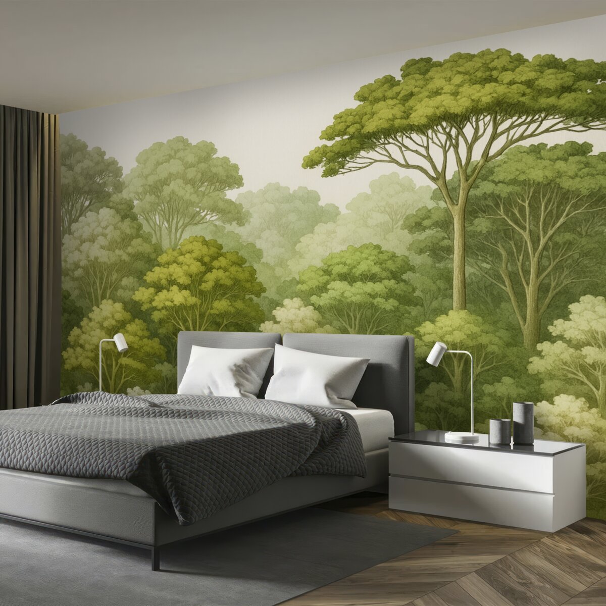 Fototapeta Korony drzewne.