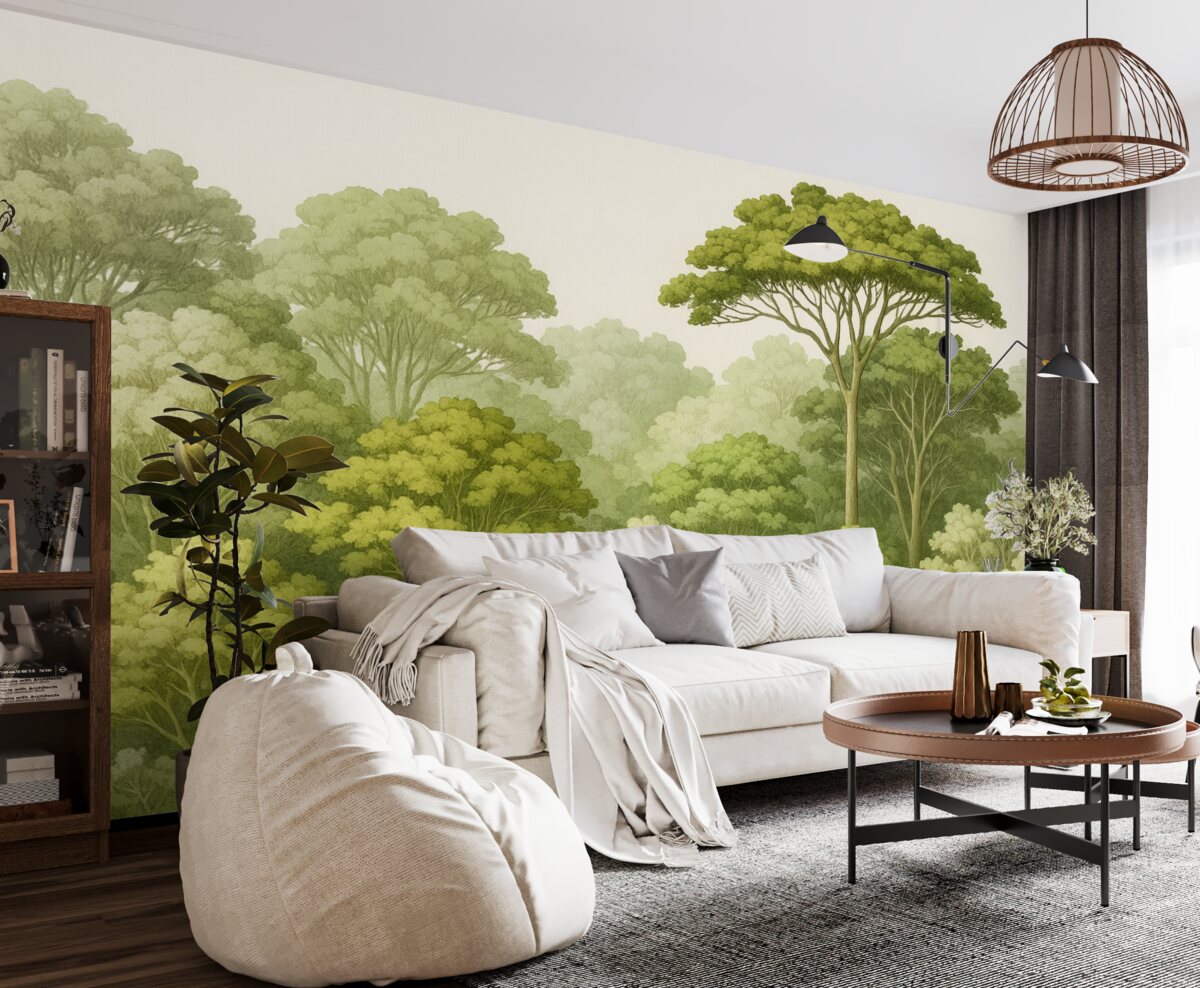 Fototapeta Korony drzewne.