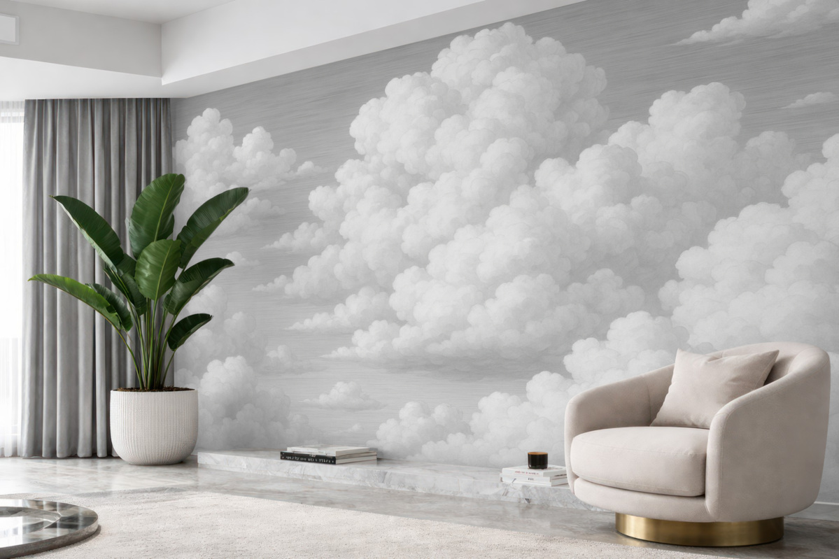 Fototapeta Smutne chmury.