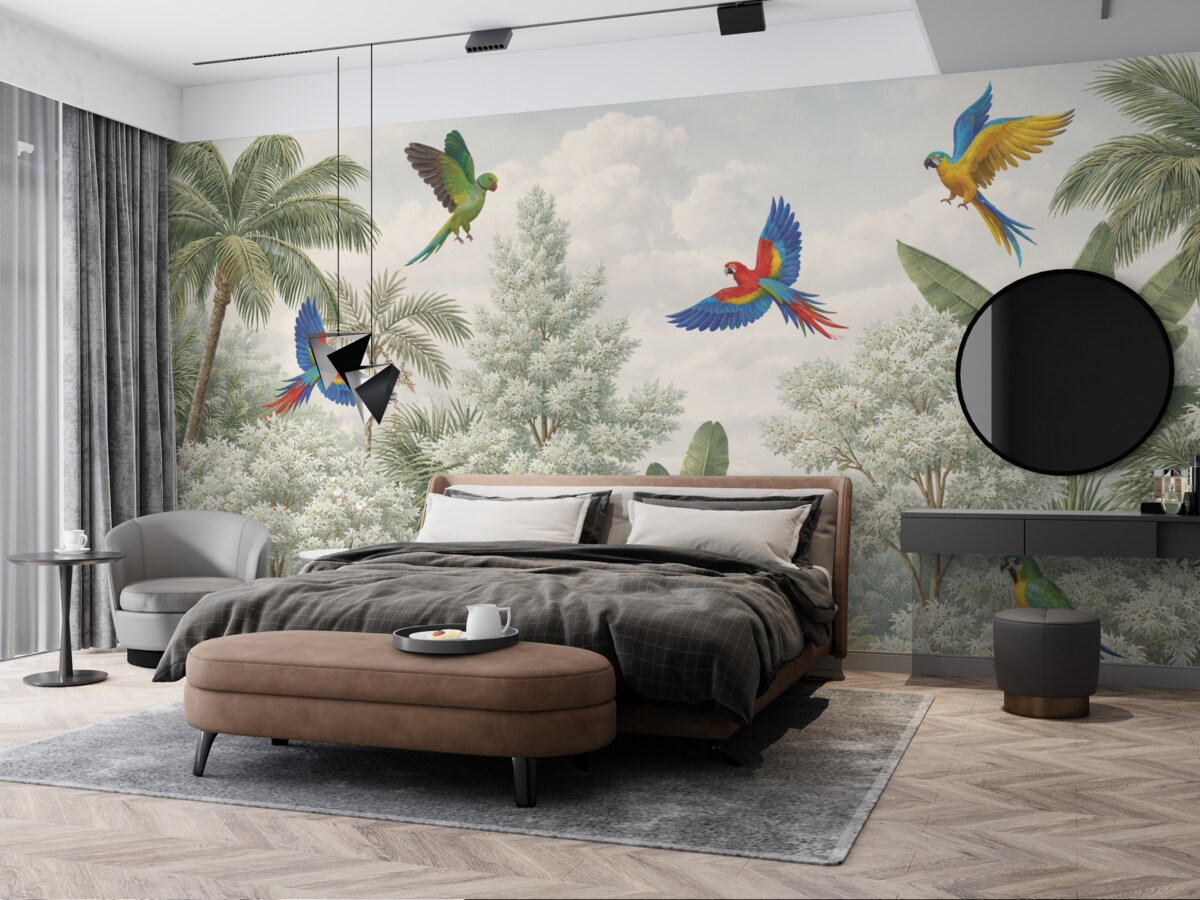 Fototapeta Papugi w lesie deszczowym.