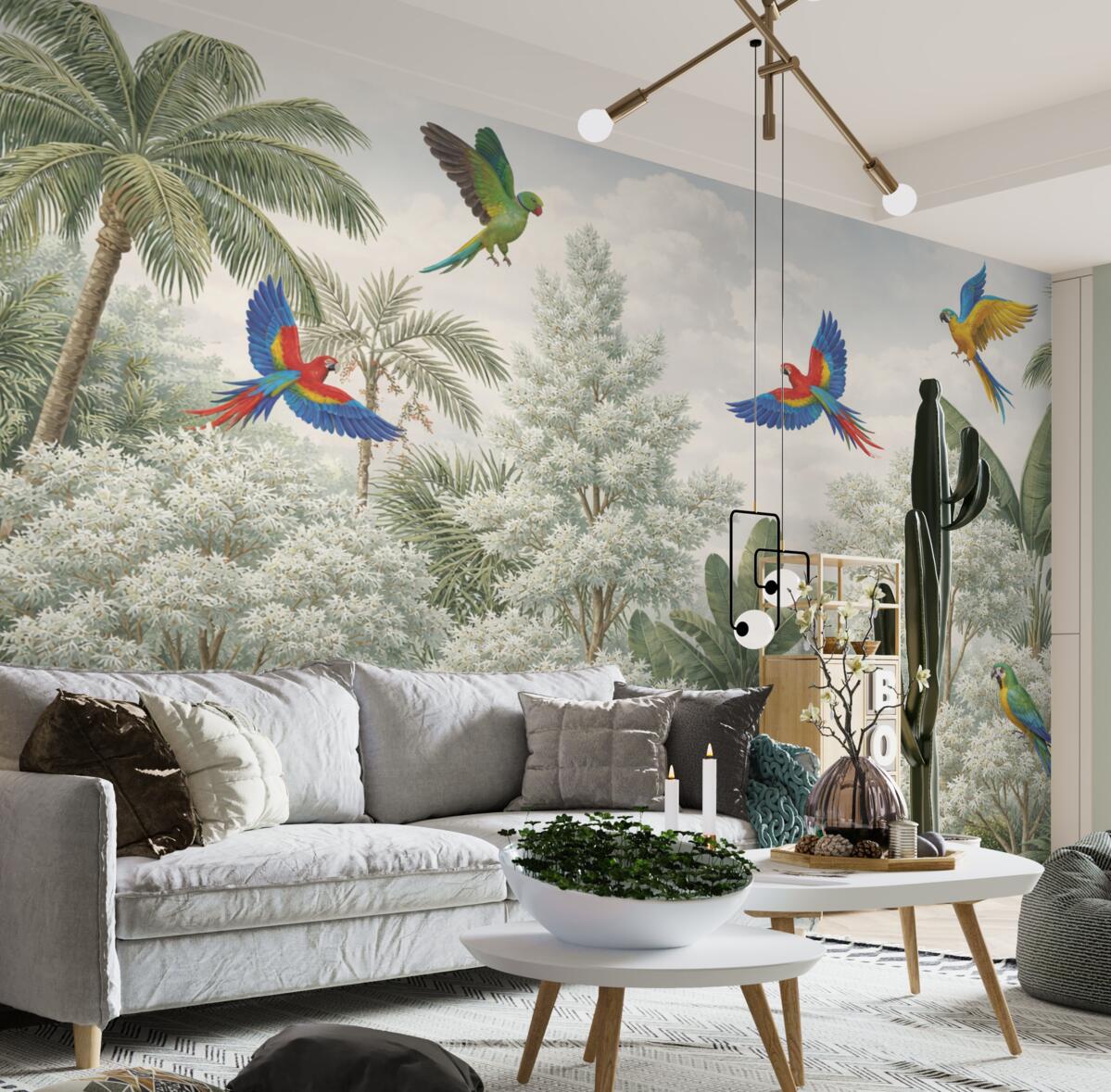 Fototapeta Papugi w lesie deszczowym.