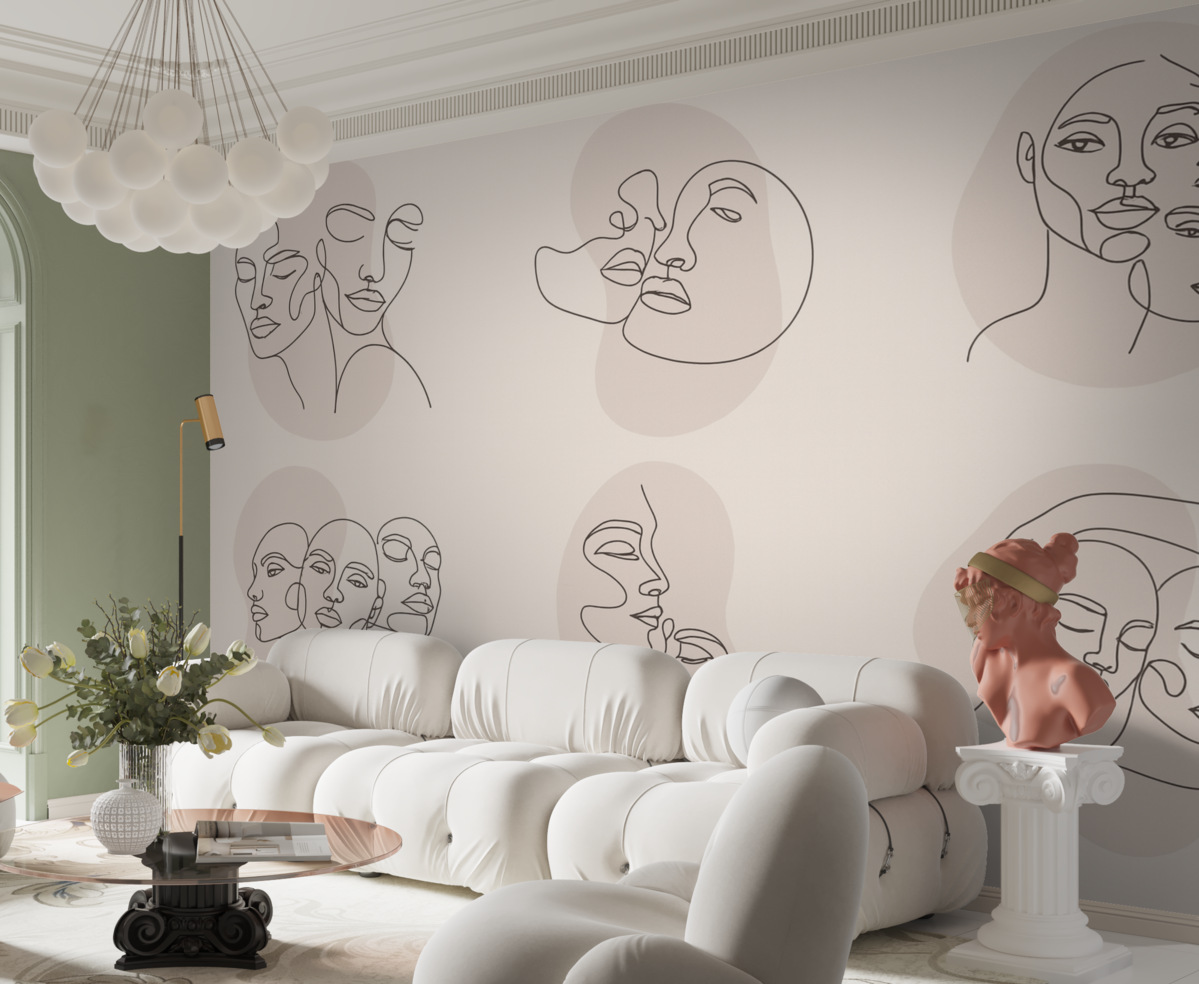 Fototapeta Abstrakcyjne oblicza.