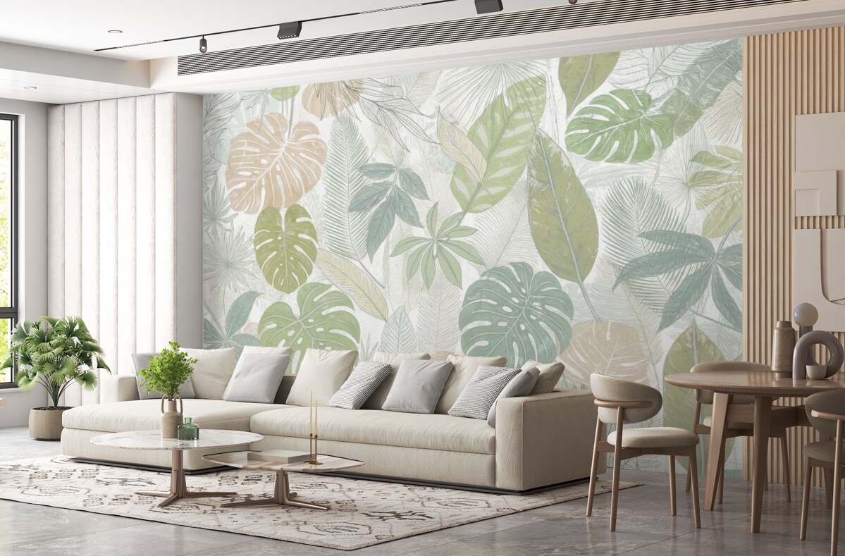 Fototapeta Liście palmy.