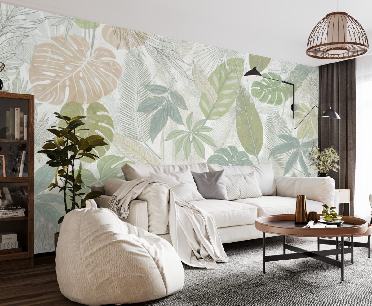 Fototapeta Liście palmy.