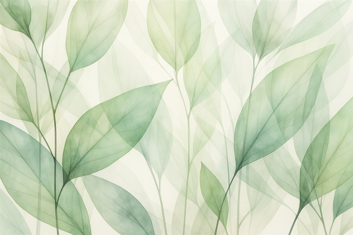 Fototapeta Przezroczyste włókna liści.