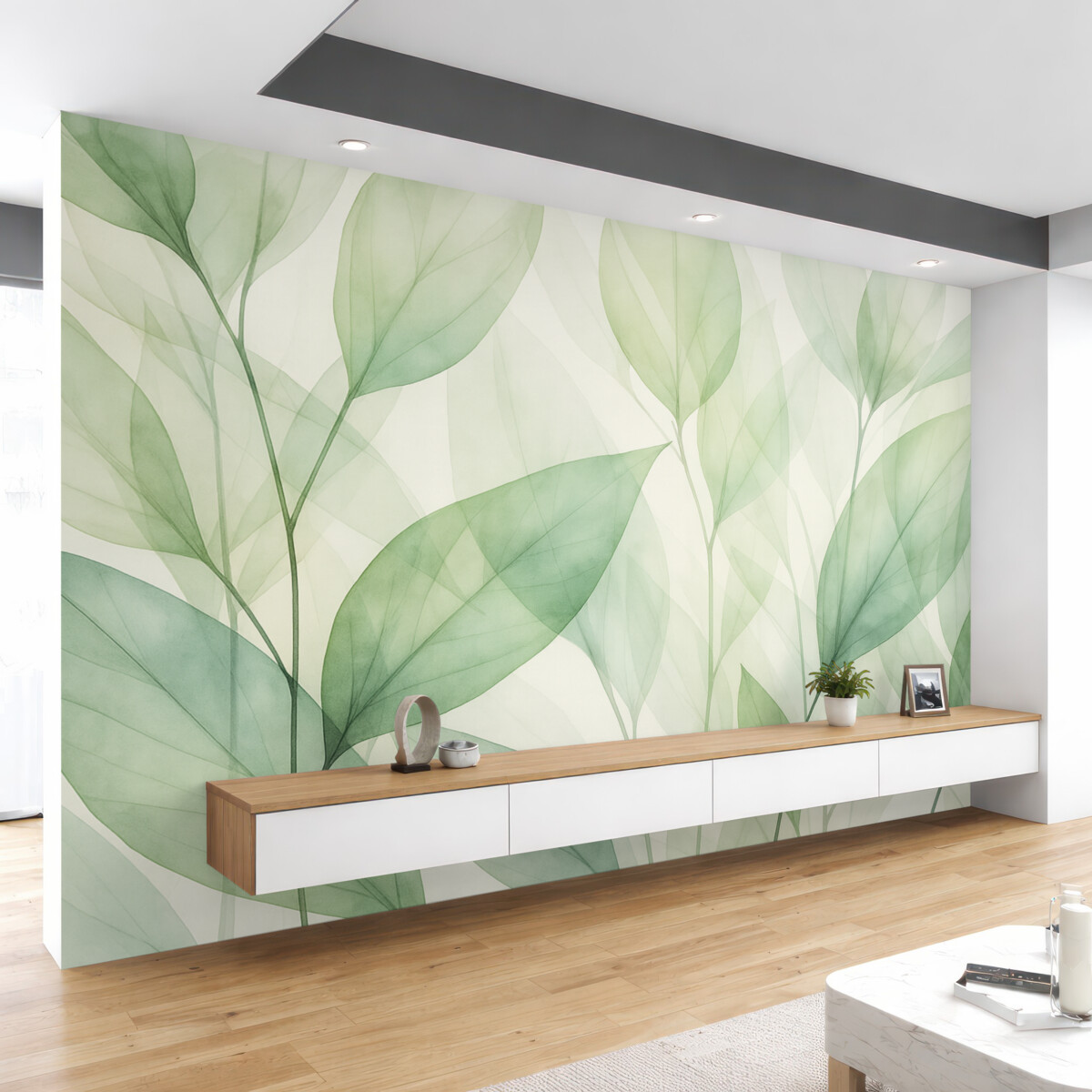 Fototapeta Przezroczyste włókna liści.