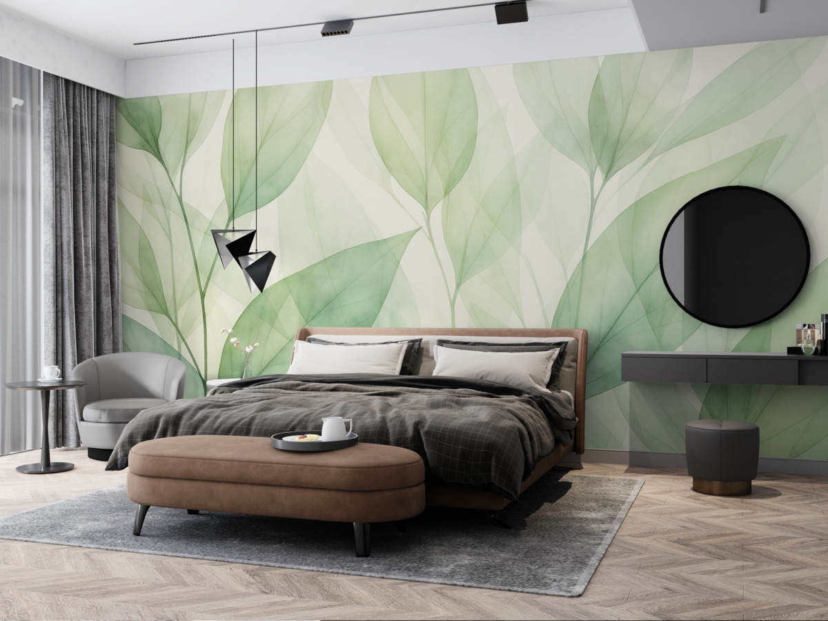 Fototapeta Przezroczyste włókna liści.