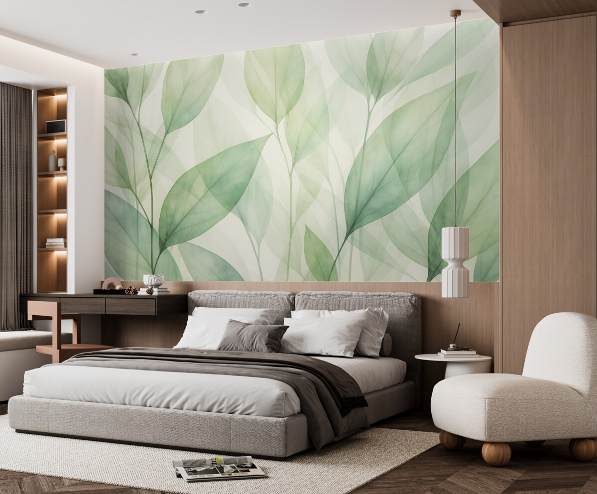 Fototapeta Przezroczyste włókna liści.