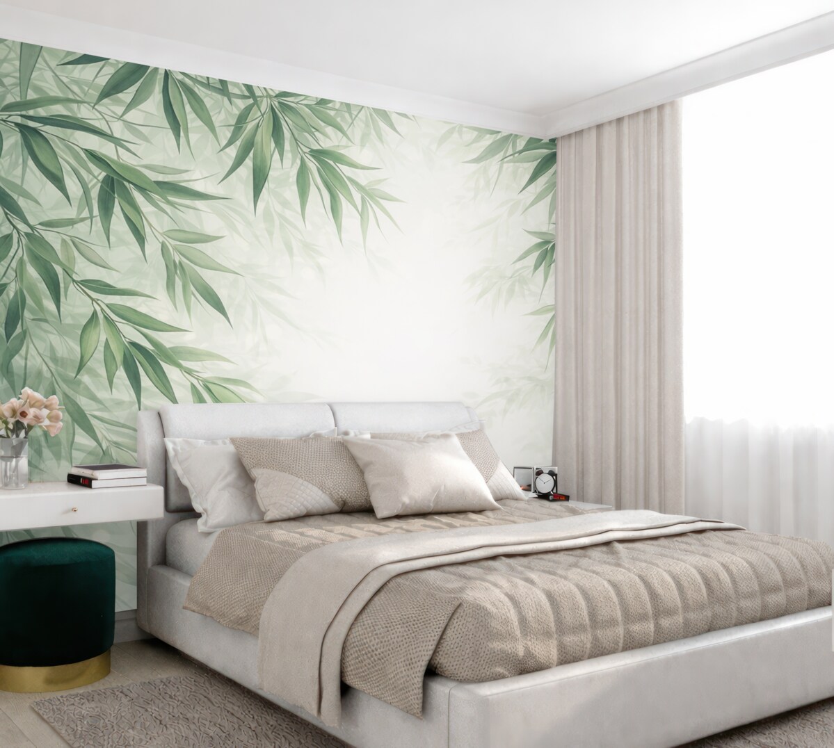 Fototapeta Liście bambusa.