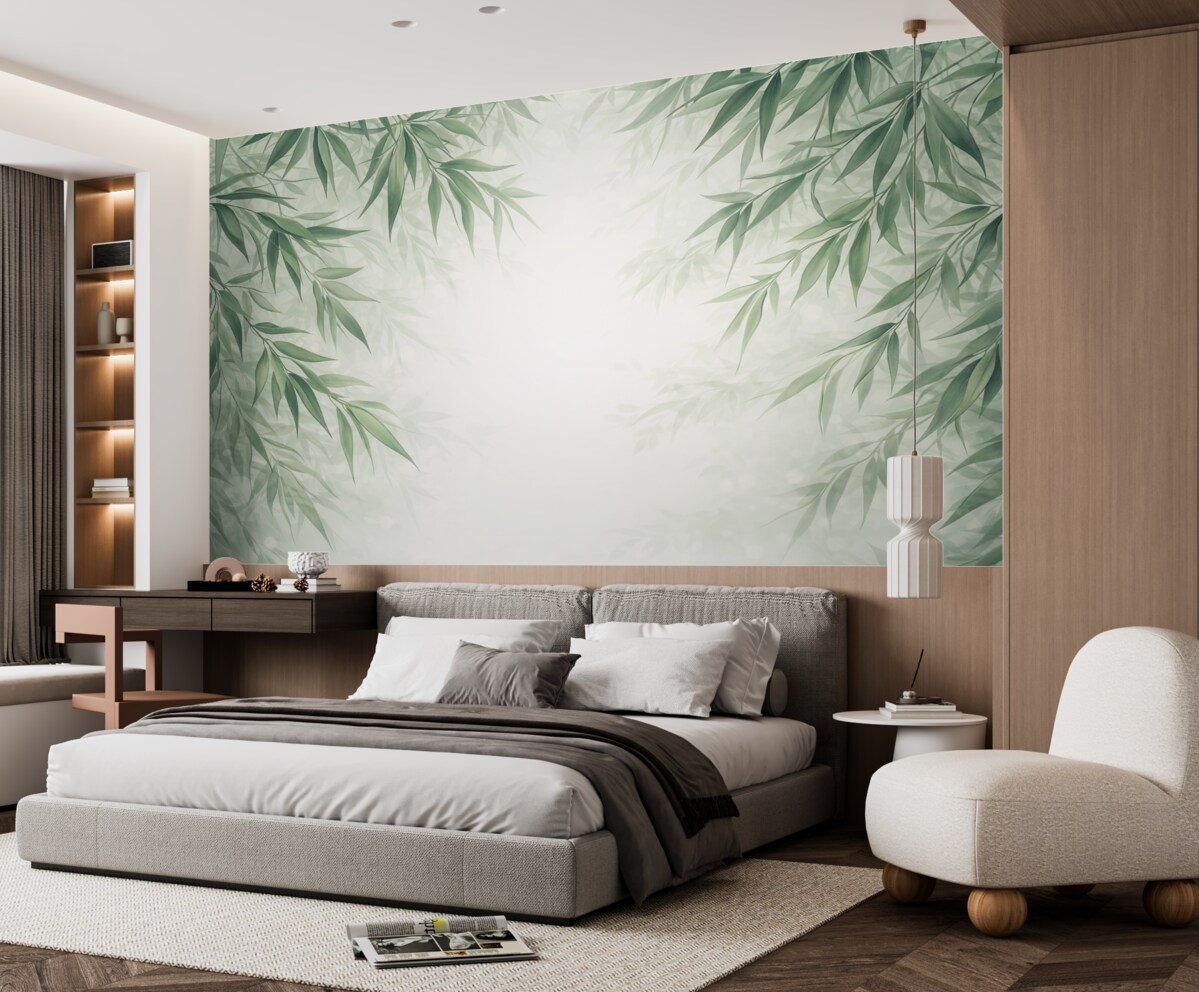 Fototapeta Liście bambusa.