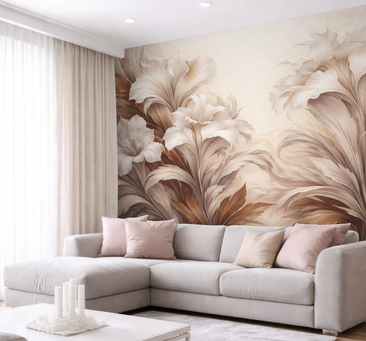 Fototapeta Wymyślne lilie.