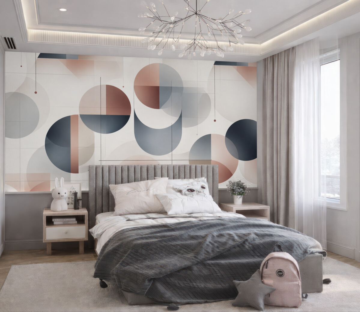 Fototapeta Kształty abstrakcyjne o charakterze geometrycznym.