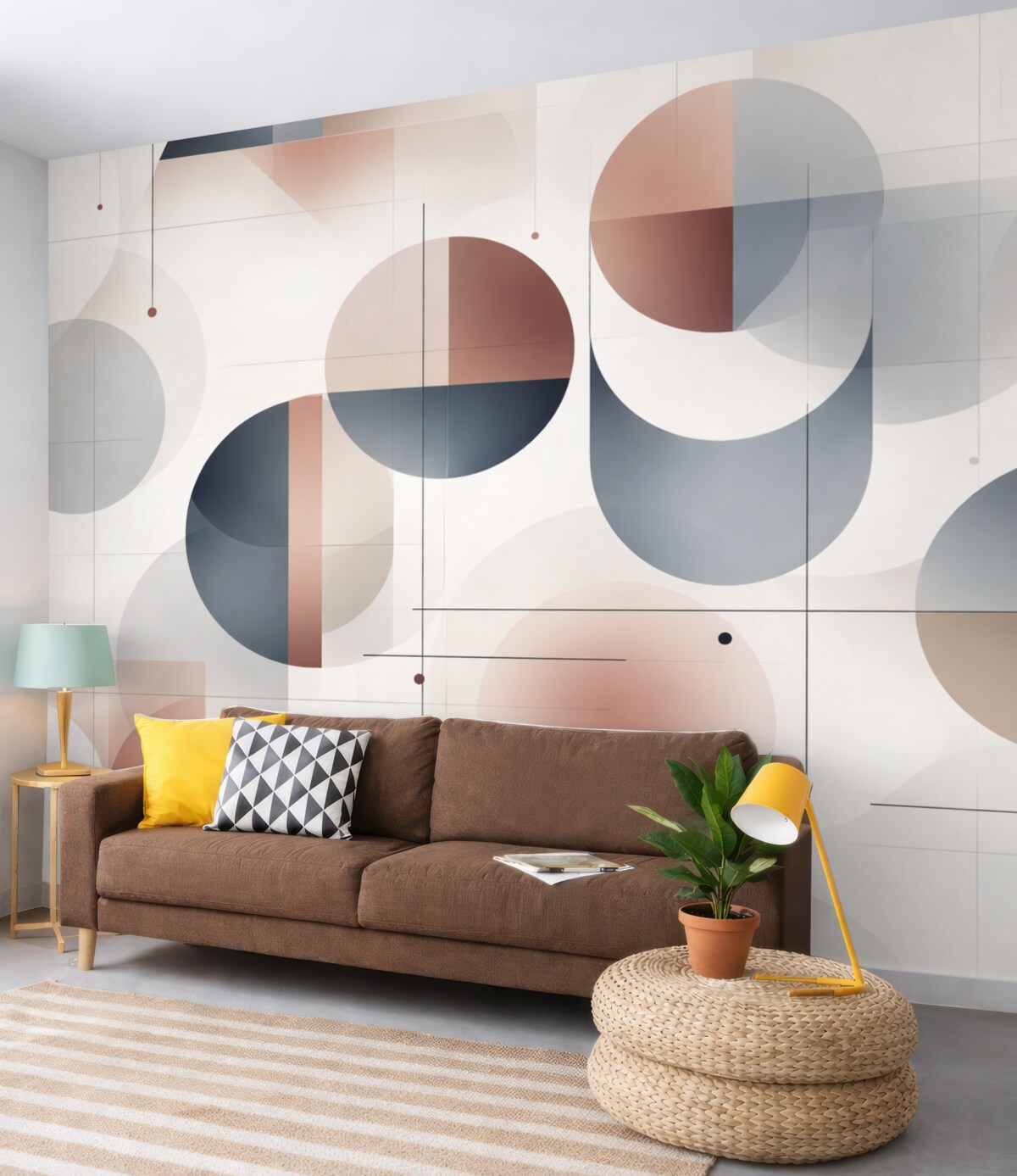 Fototapeta Kształty abstrakcyjne o charakterze geometrycznym.