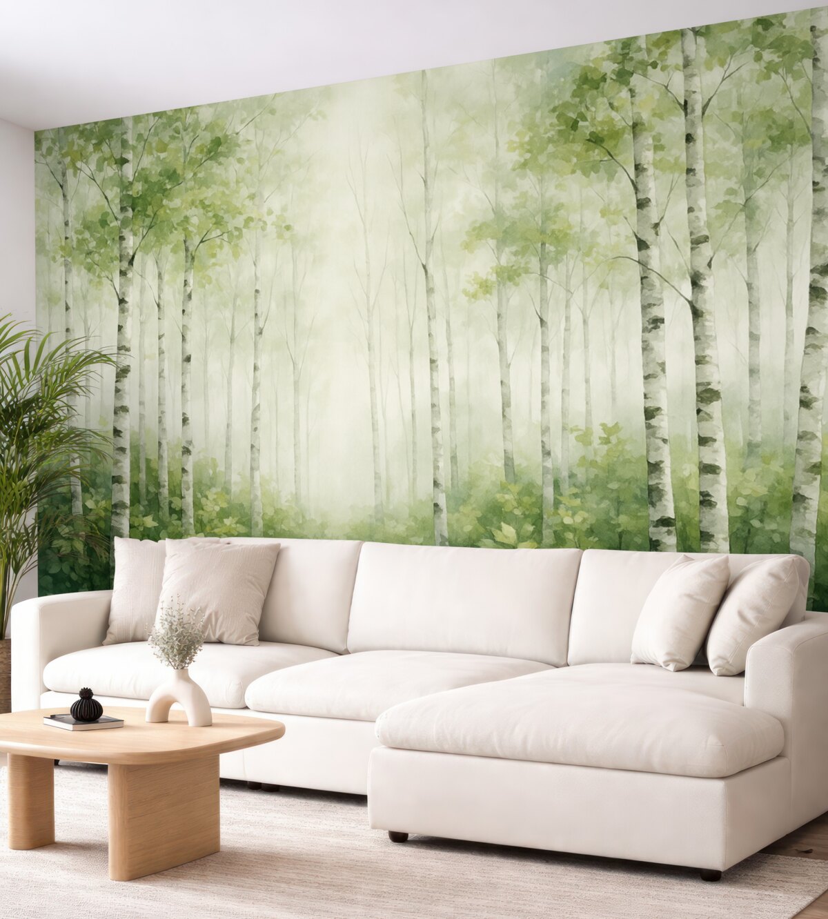 Fototapeta Obraz naśladujący las liściasty.