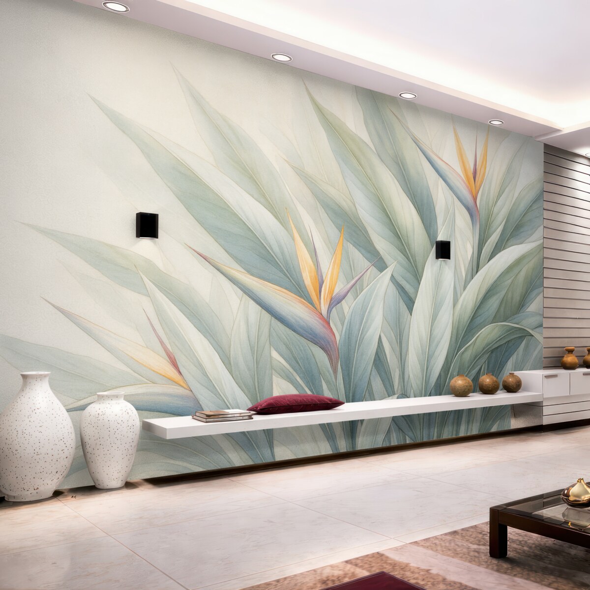 Fototapeta Liście strelicji.