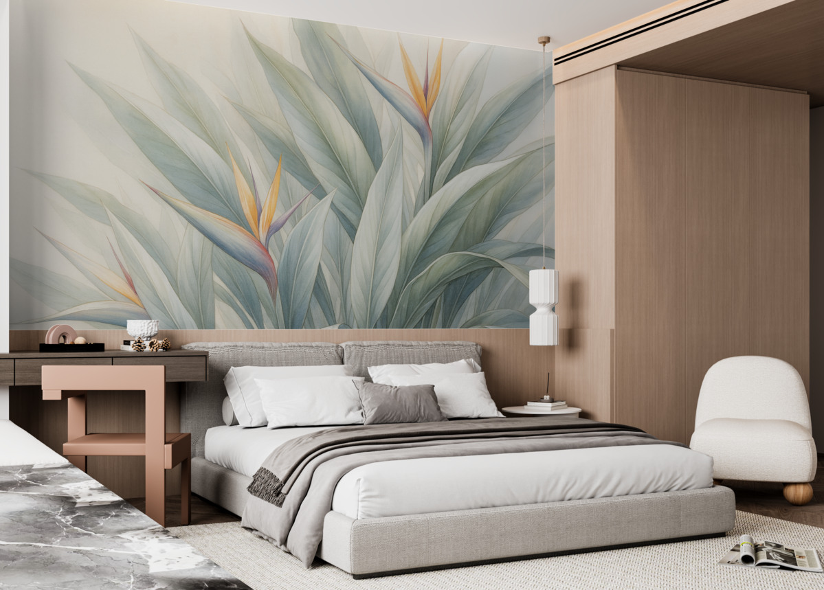 Fototapeta Liście strelicji.