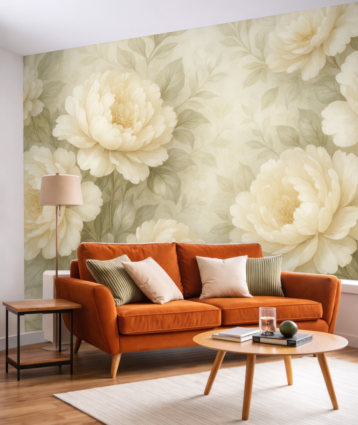 Fototapeta Piwonie w jasnych i subtelnych odcieniach.