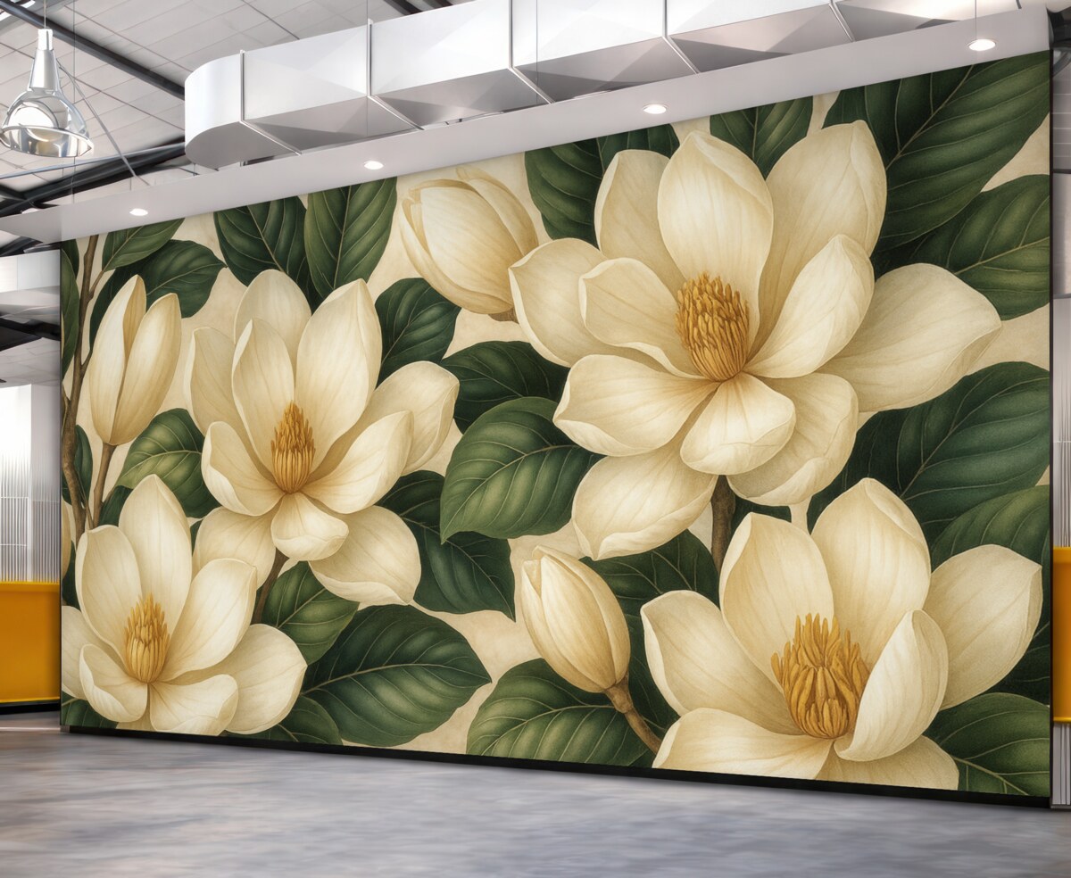 Fototapeta Akwarela różowe rośliny.