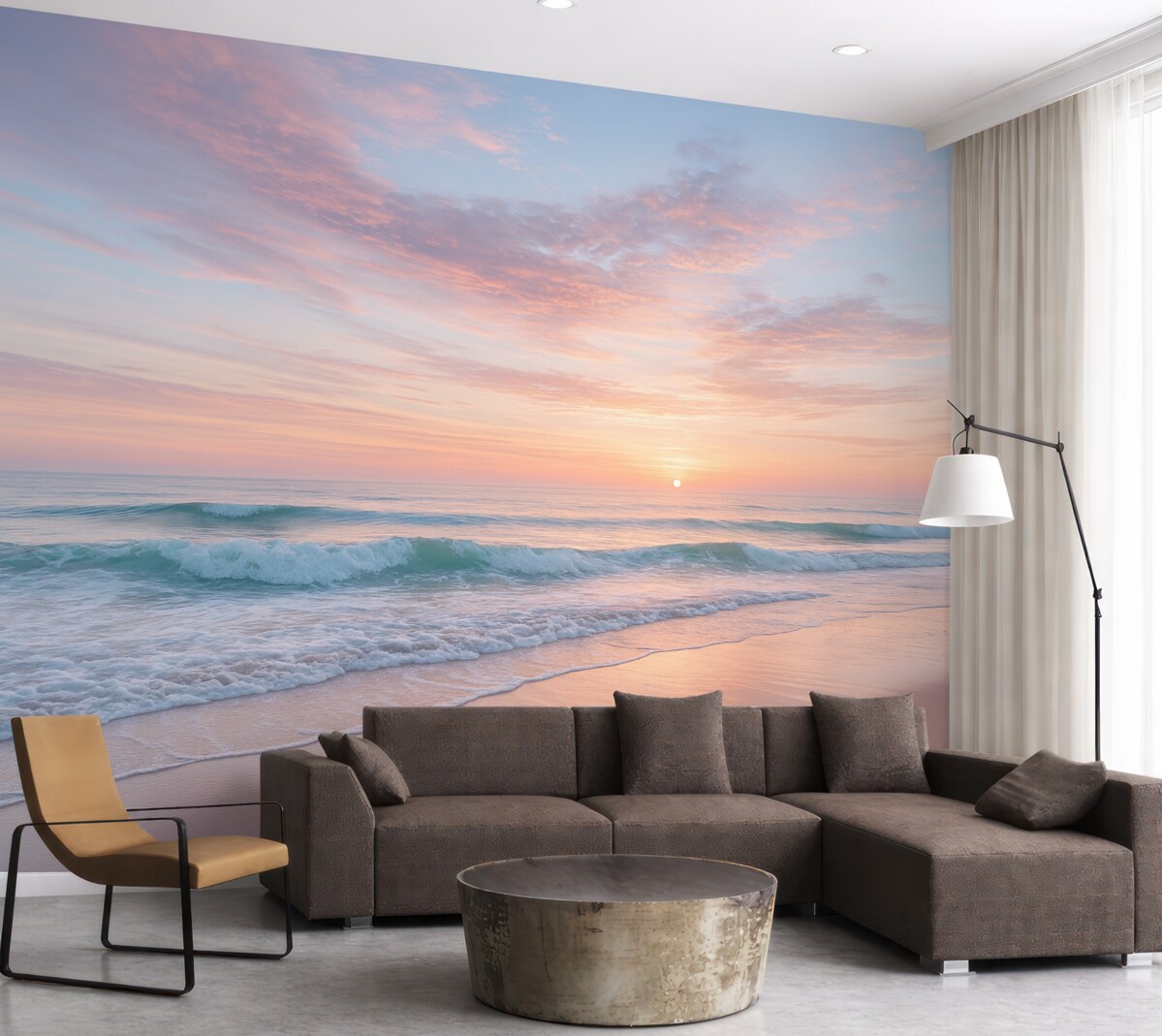 Fototapeta Subtelny wał nad oceanem.