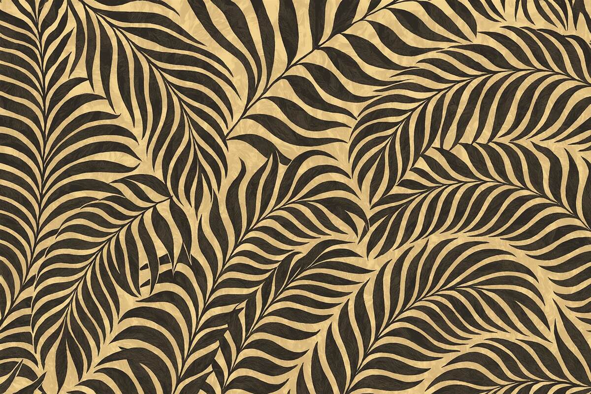 Fototapeta Czarne liście.