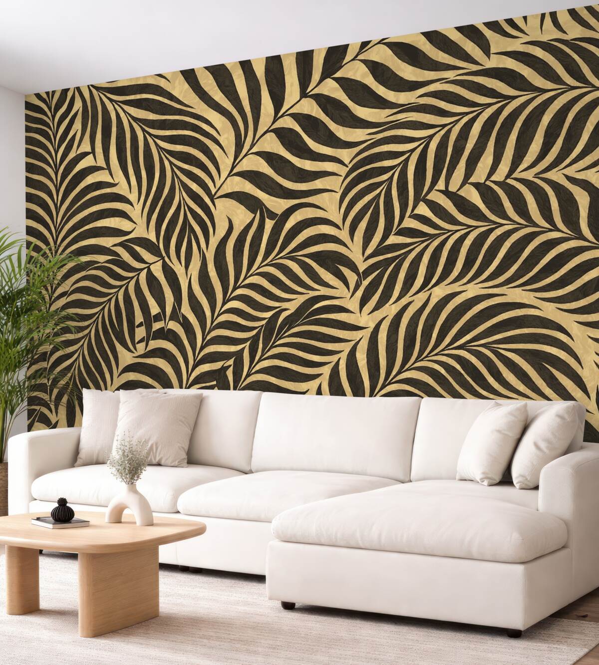 Fototapeta Czarne liście.