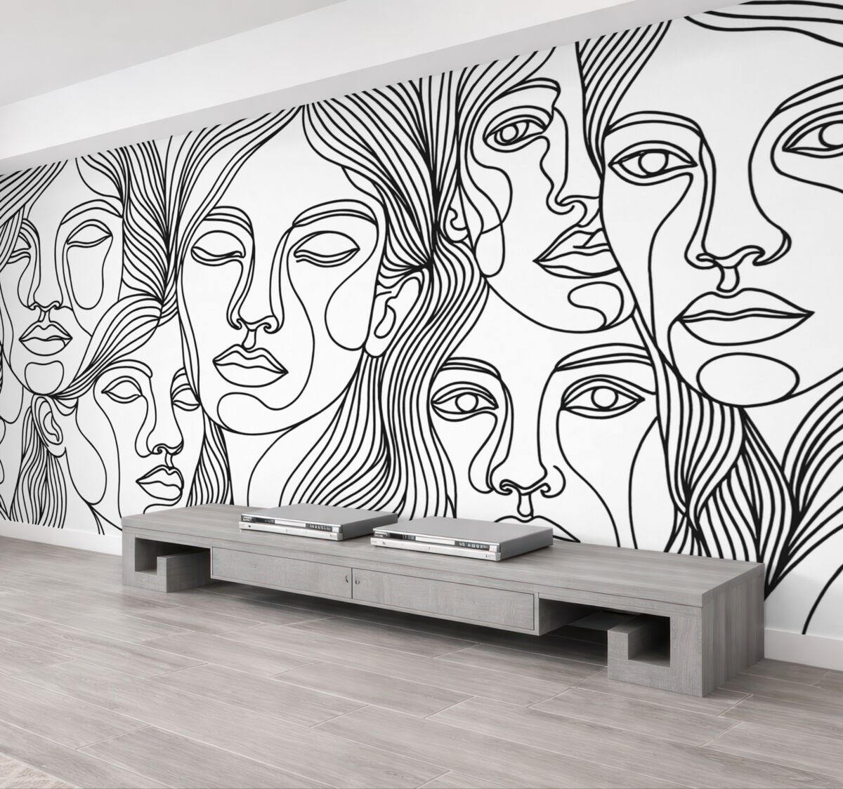 Fototapeta Abstrakcyjne oblicza.