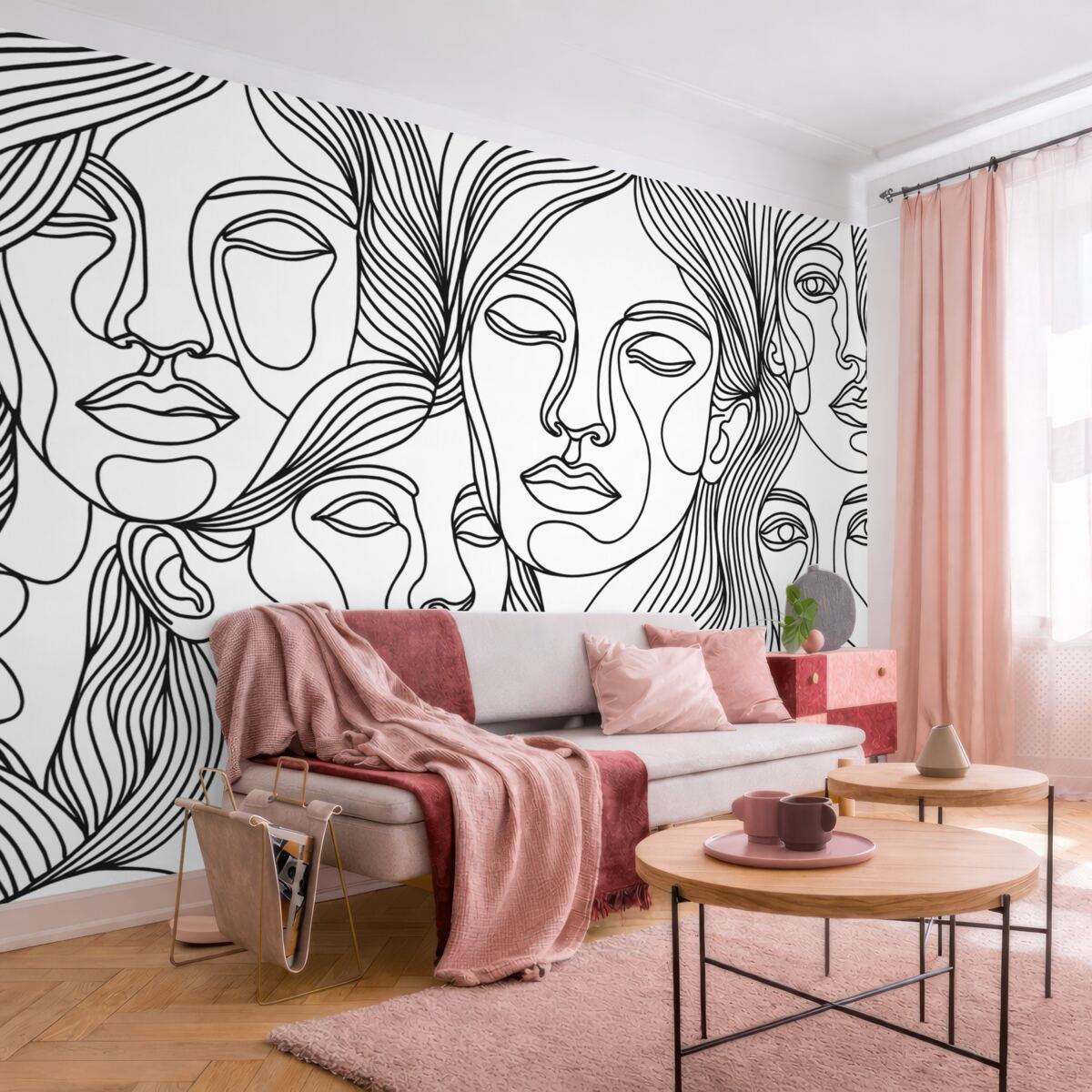 Fototapeta Abstrakcyjne oblicza.