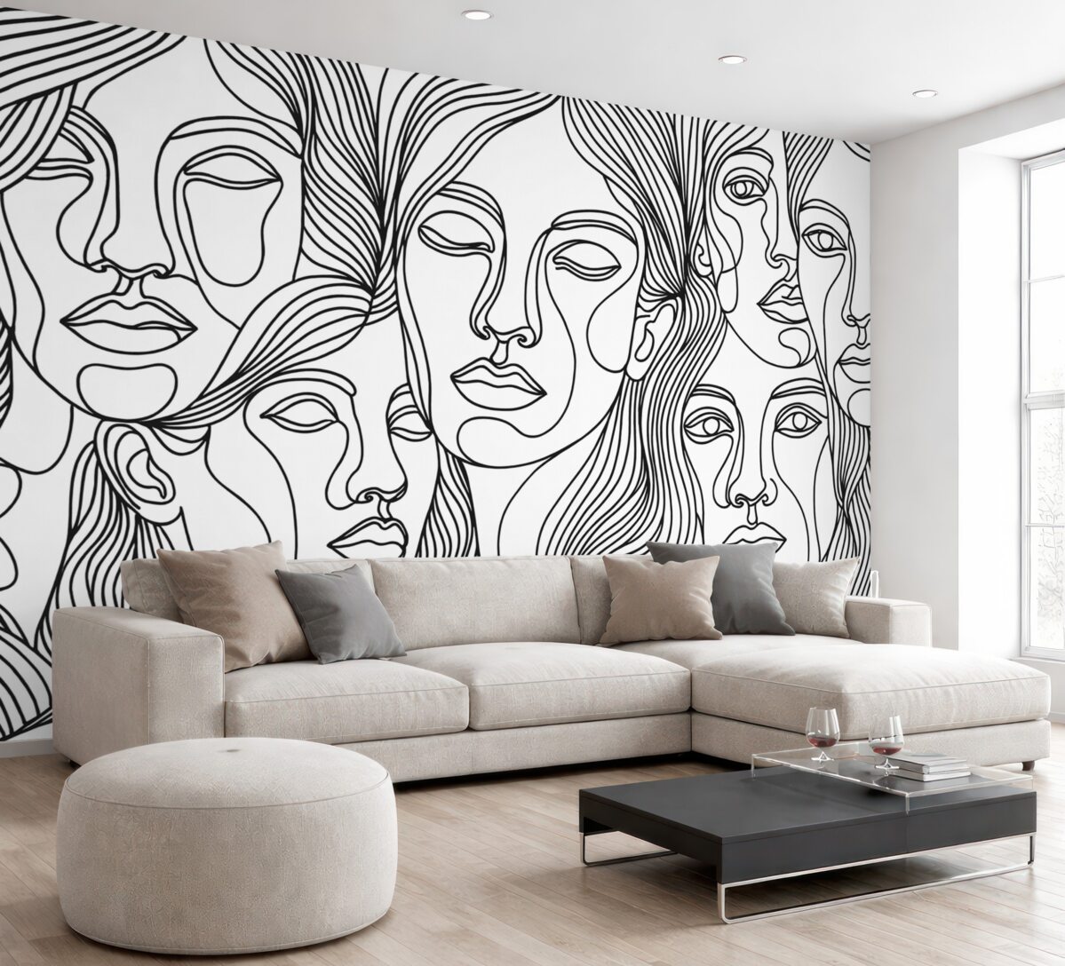 Fototapeta Abstrakcyjne oblicza.