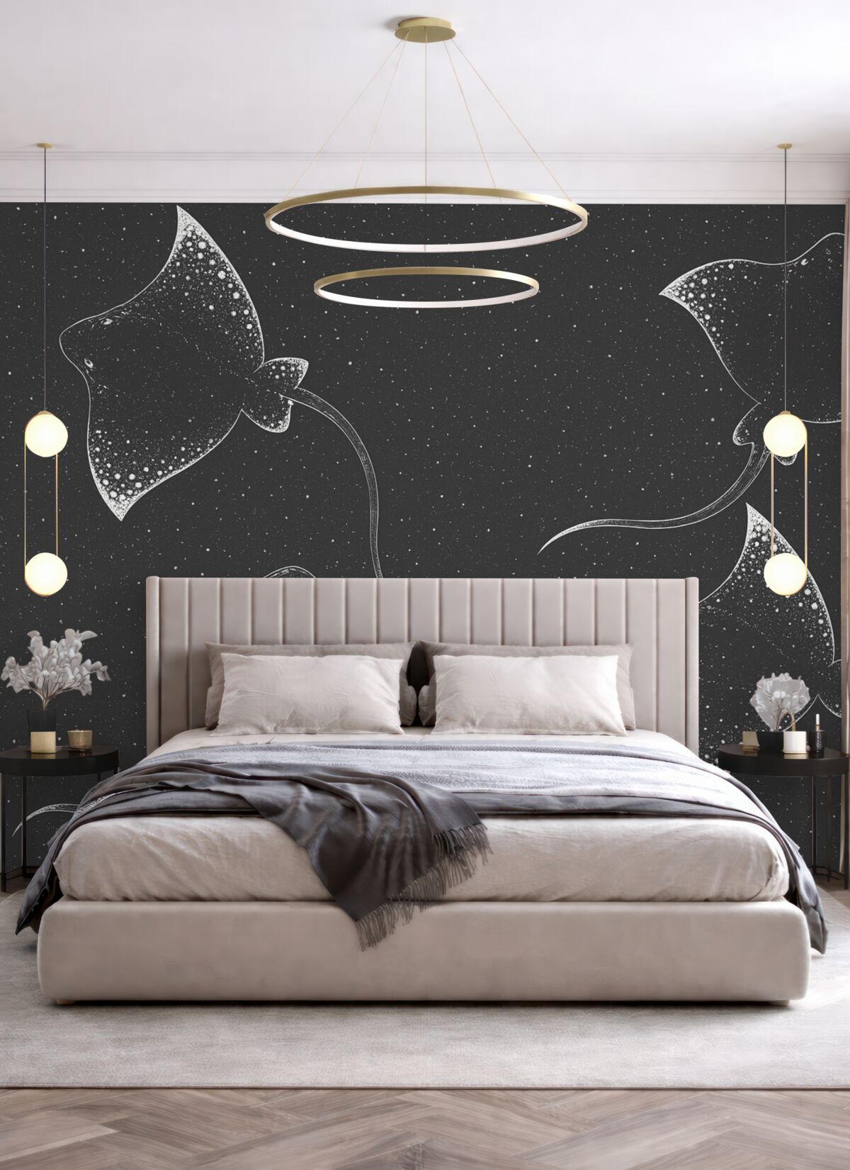 Fototapeta Wielkie płaszczki i plamki.