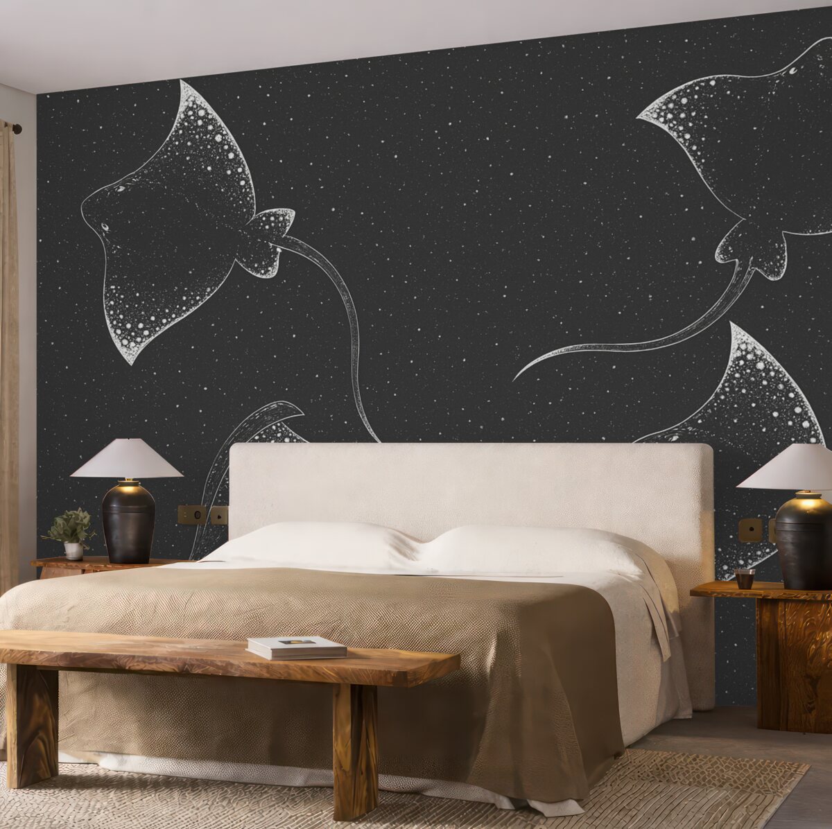 Fototapeta Wielkie płaszczki i plamki.