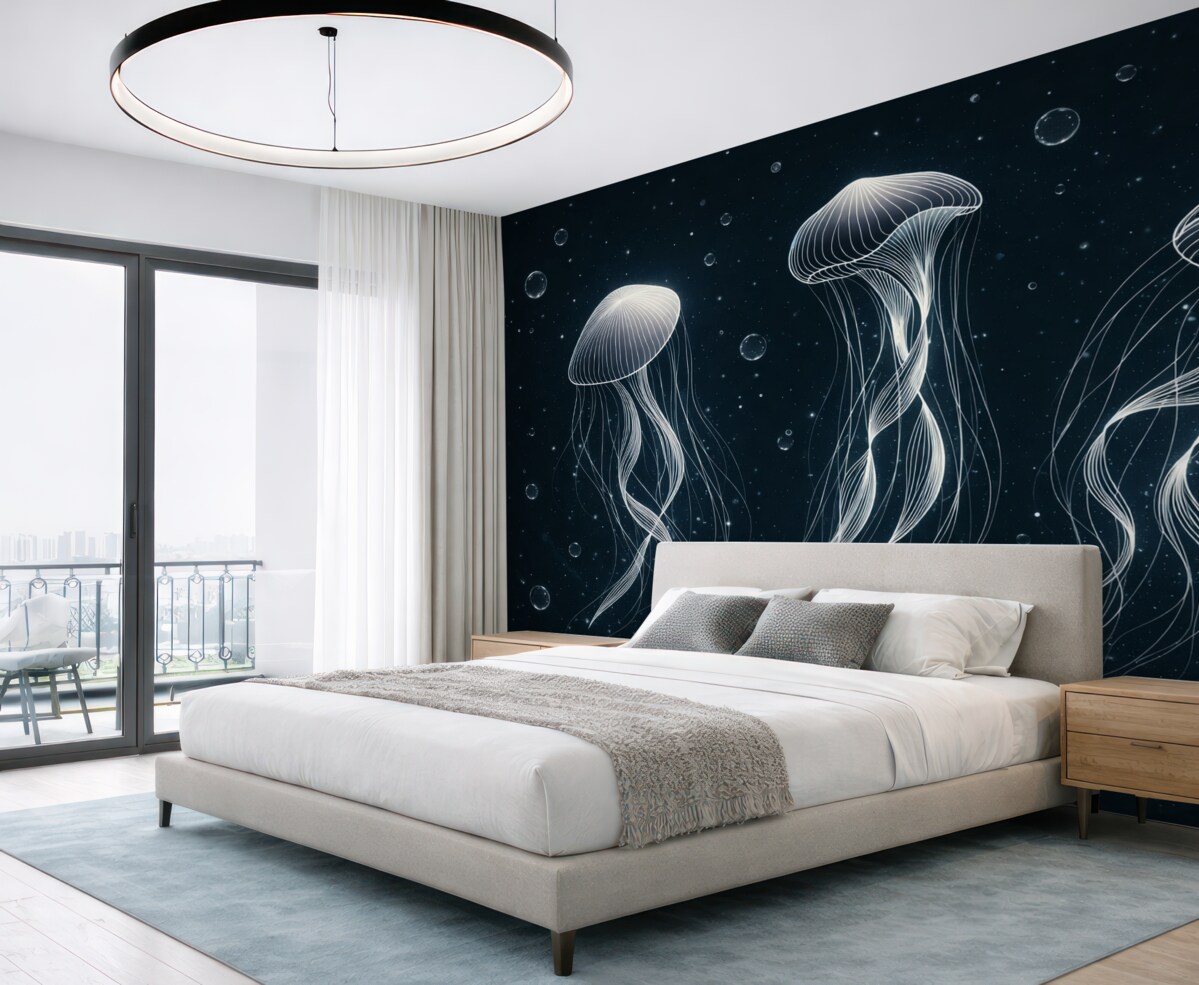 Fototapeta Meduza i bąbelki