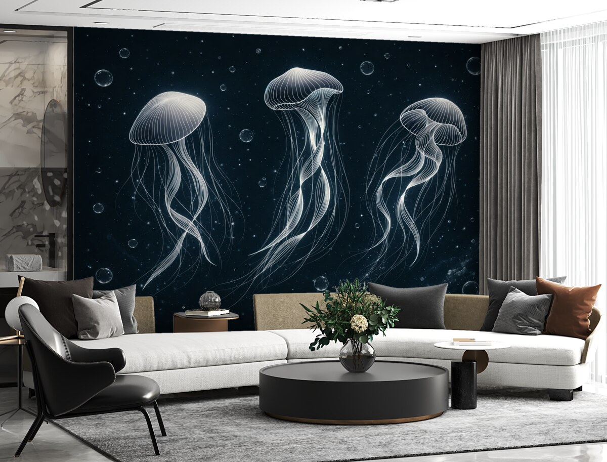 Fototapeta Meduza i bąbelki