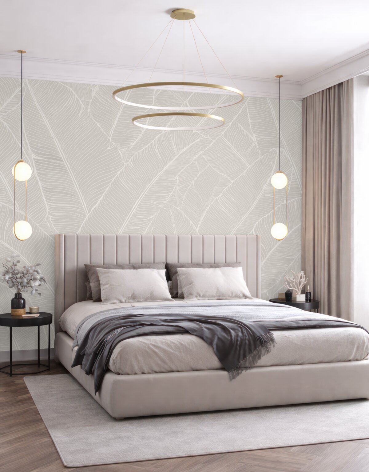 Fototapeta Tropikalne liście banana to nowy trend w minimalizmie.