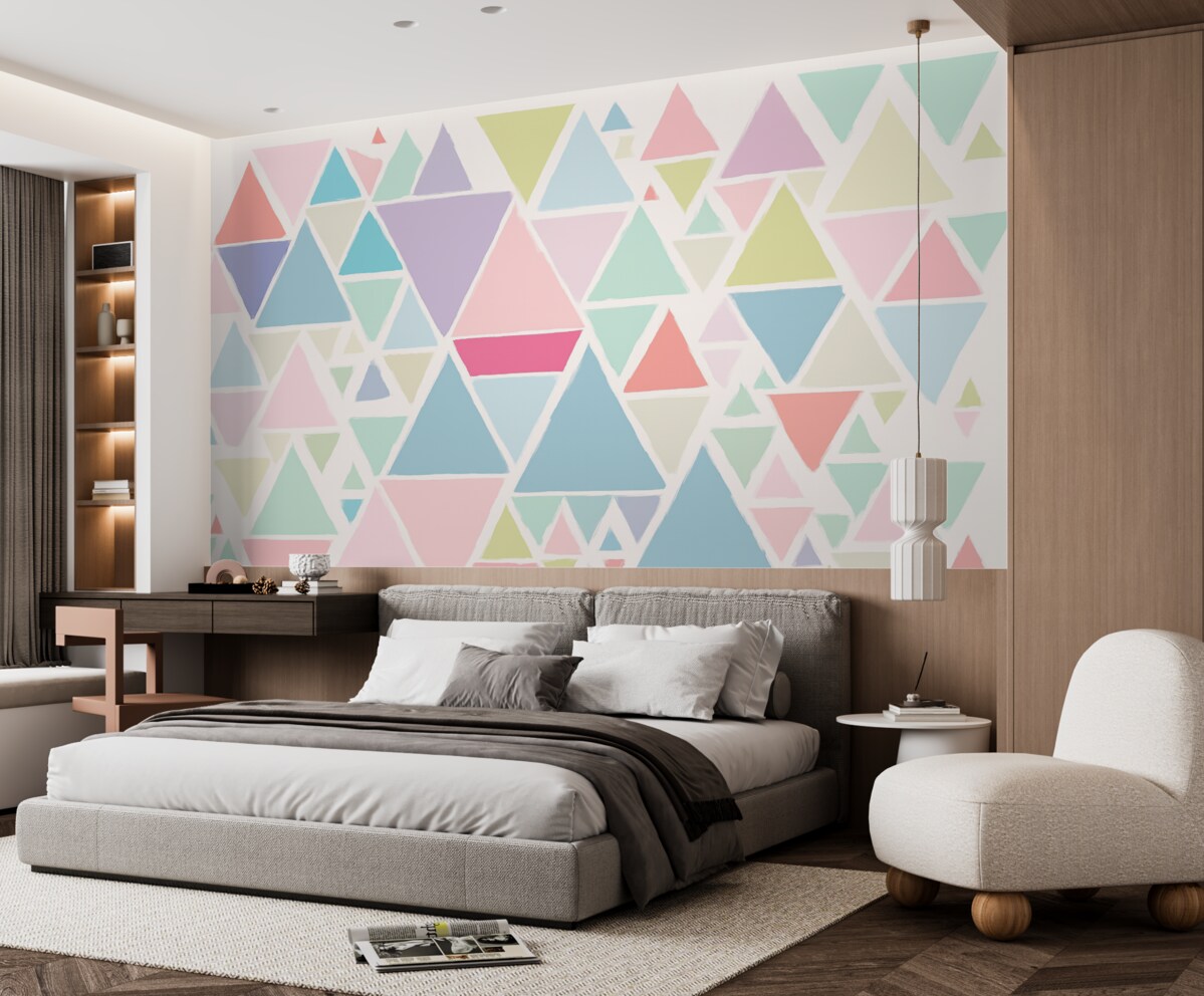 Fototapeta Stylowe trójkąty.