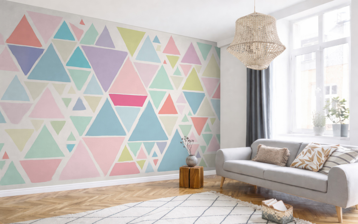 Fototapeta Stylowe trójkąty.