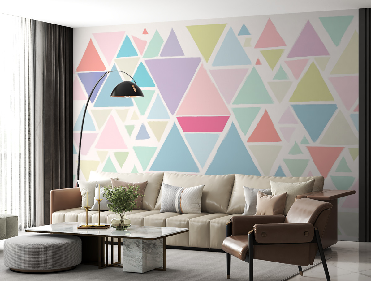 Fototapeta Stylowe trójkąty.