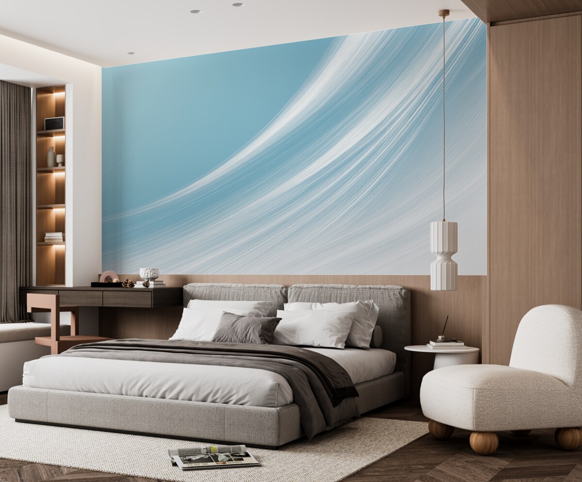 Fototapeta Błękitne pasy.