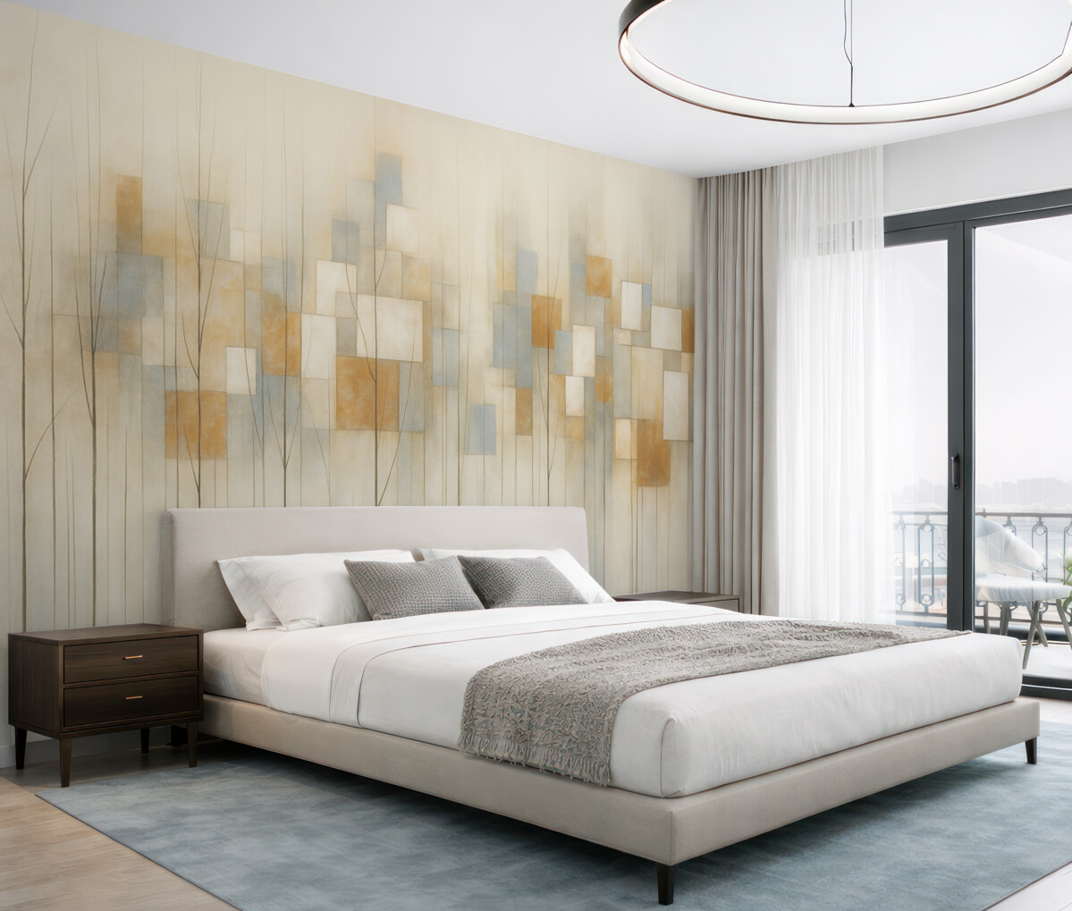 Fototapeta Abstrakcyjne drzewa.