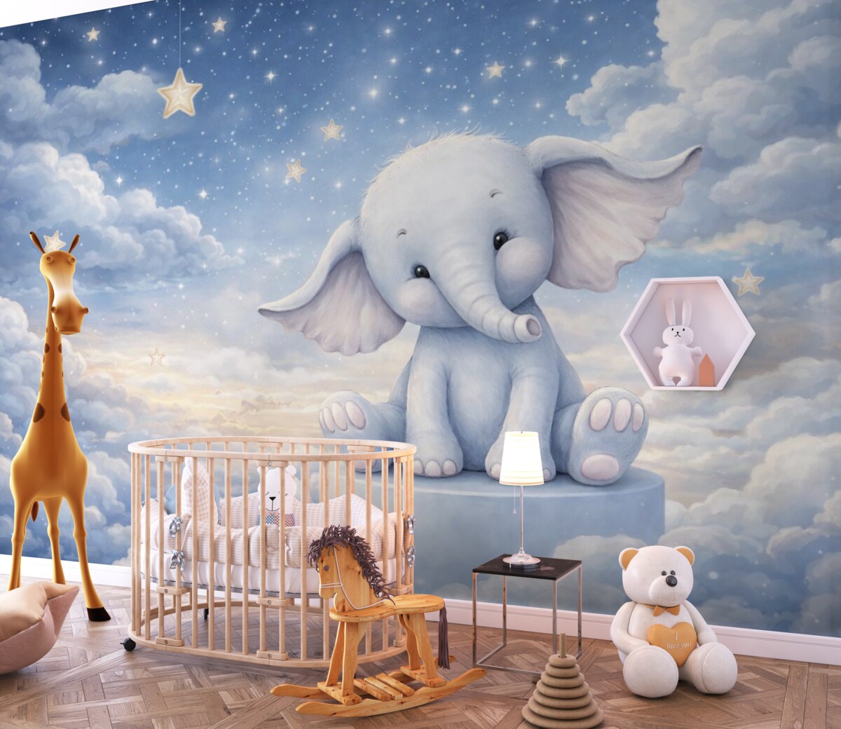 Fototapeta Obłokowy słoń.