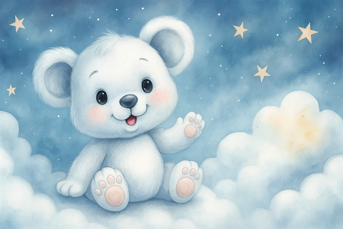 Fototapeta Zabawny miś.