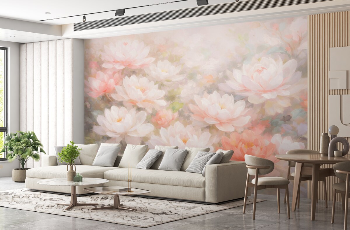 Fototapeta Różowe rośliny kwitnące.